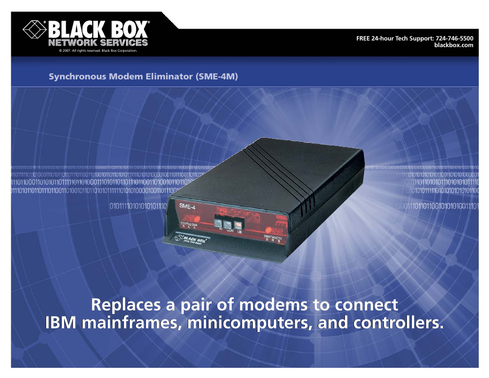 Black Box SME-4M User Manual | 3 pages