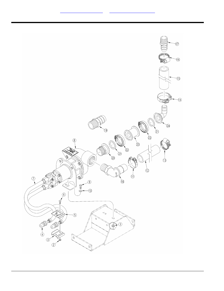 High volume hydraulic pump assembly (s/n 1037rr, A1029vv-) | Great Plains TSF1290 Parts Manual User Manual | Page 136 / 226