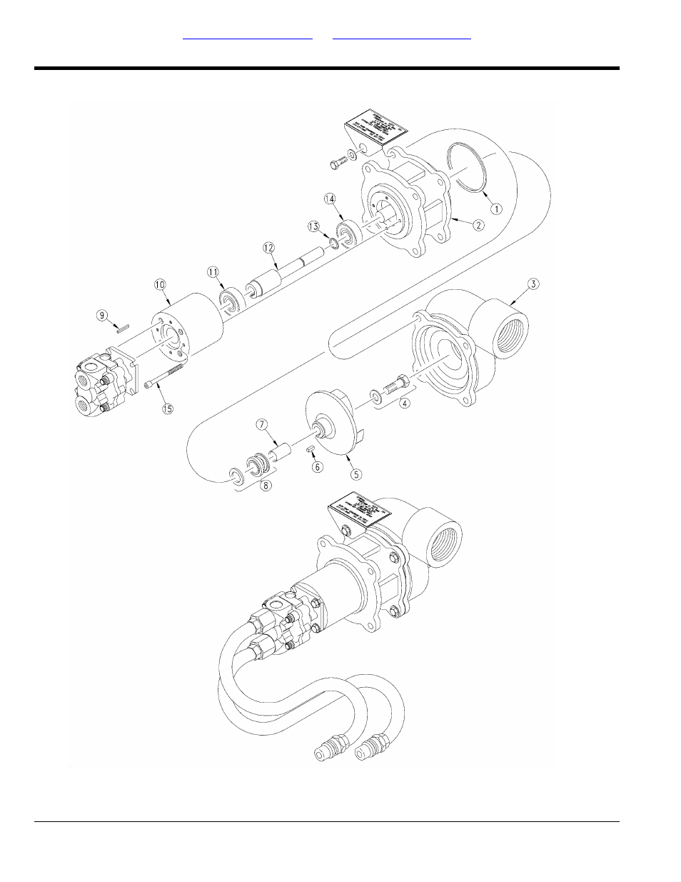 Scot hydraulic pump assembly (s/n 1037rr, A1029vv-) | Great Plains TSF1290 Parts Manual User Manual | Page 142 / 226