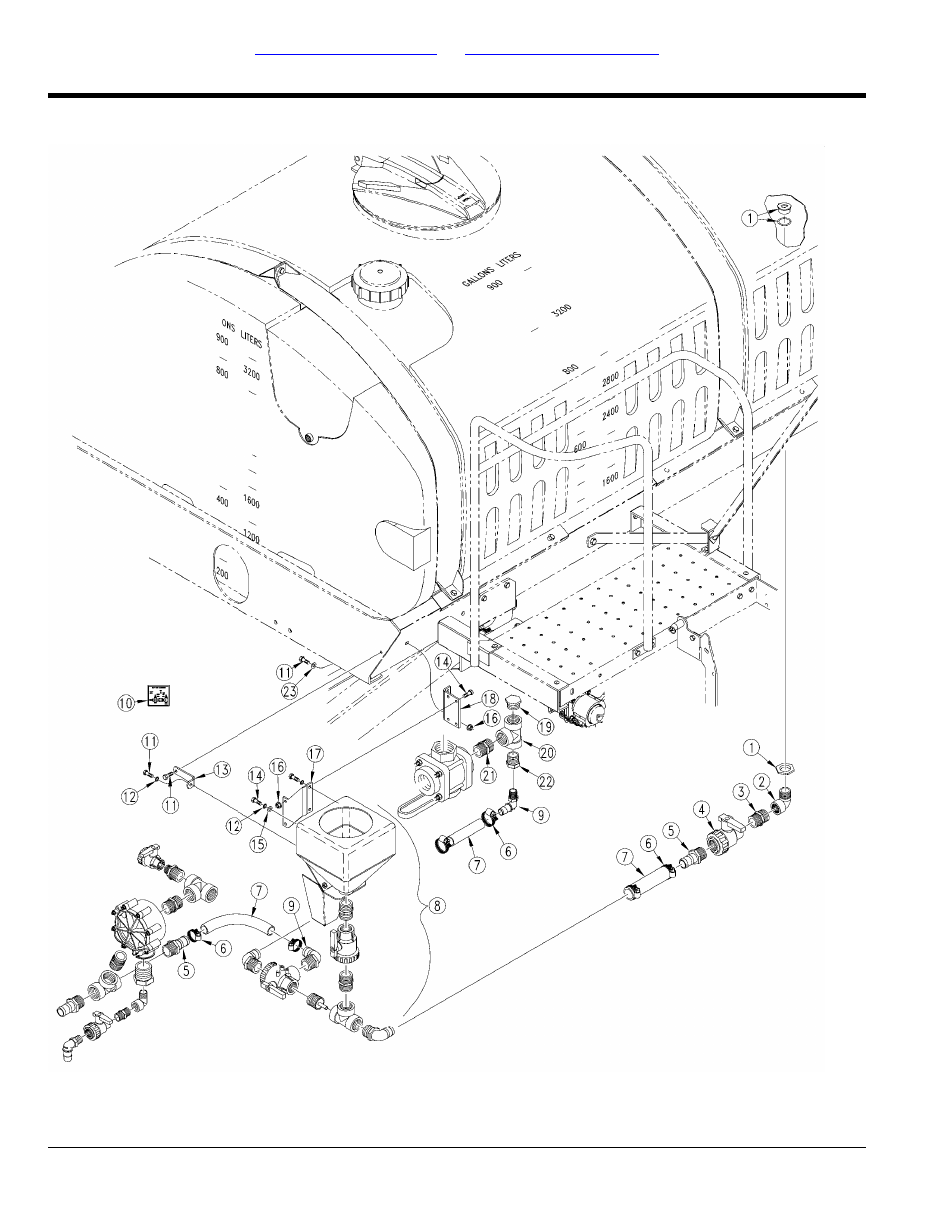 Chemical inductor kit assembly (2004-) | Great Plains TSF1290 Parts Manual User Manual | Page 198 / 226