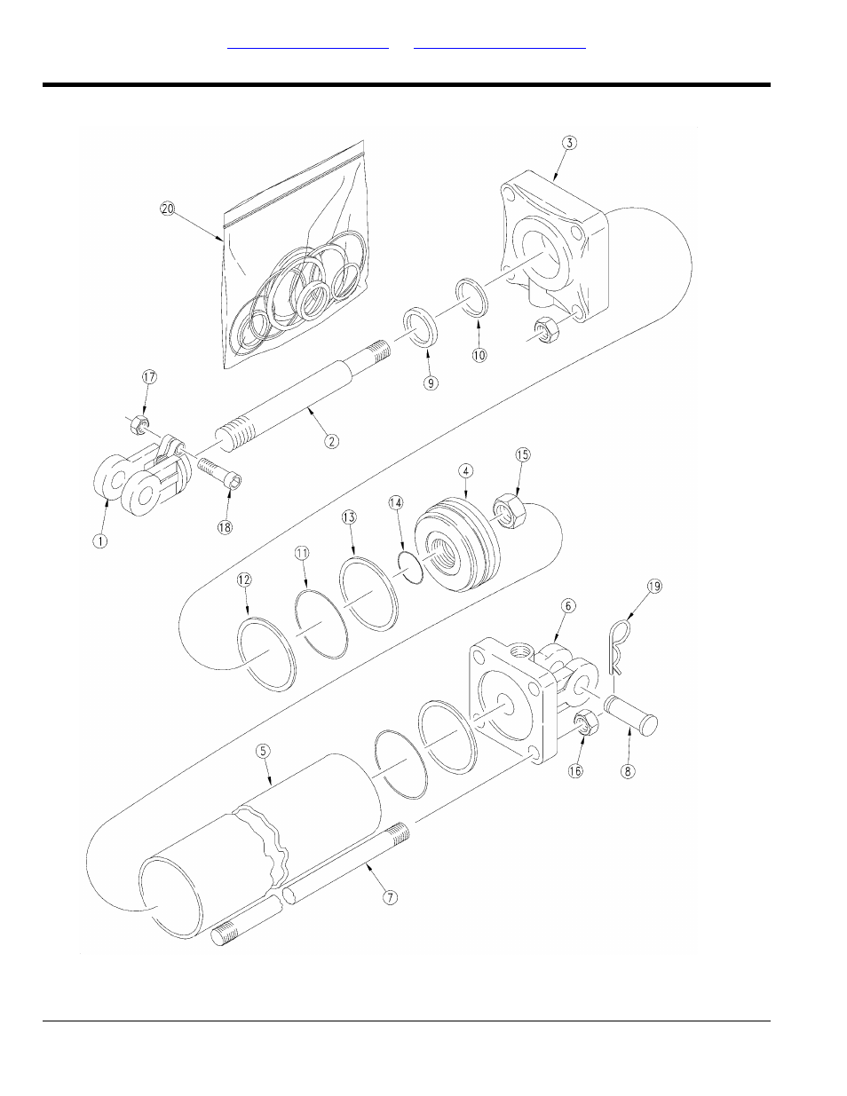 Outer boom fold cylinder 2 x 12 x 1.12 rod, 433c) | Great Plains TSF1290 Parts Manual User Manual | Page 90 / 226