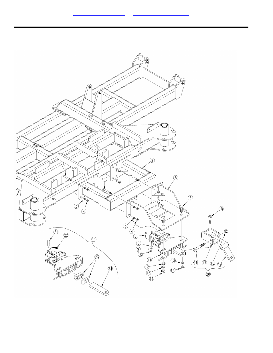 Rear hitch (407-303s) | Great Plains NP3000A Parts Manual User Manual | Page 16 / 112
