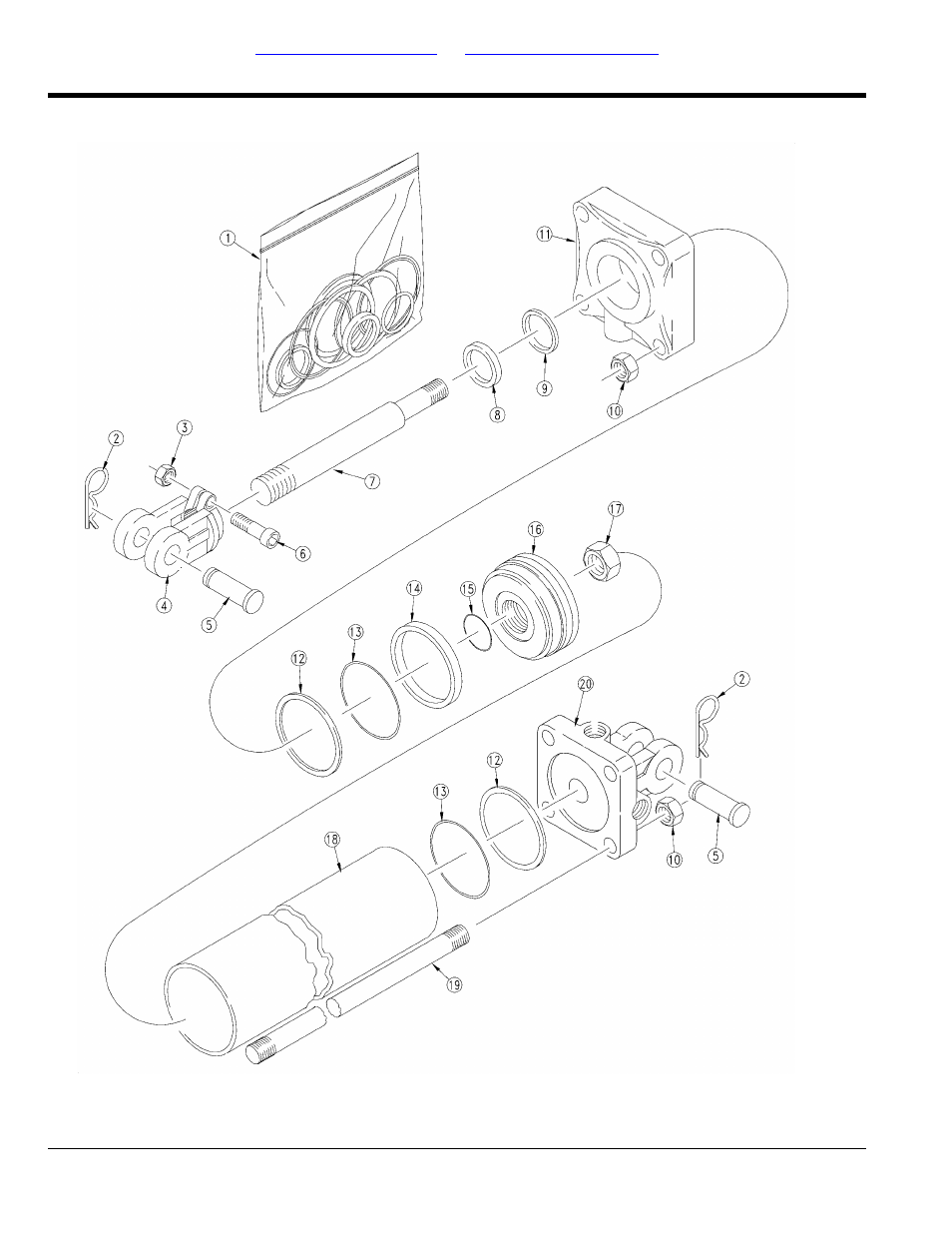 Hydraulic cylinder (810-723c) | Great Plains NP3000A Parts Manual User Manual | Page 48 / 112