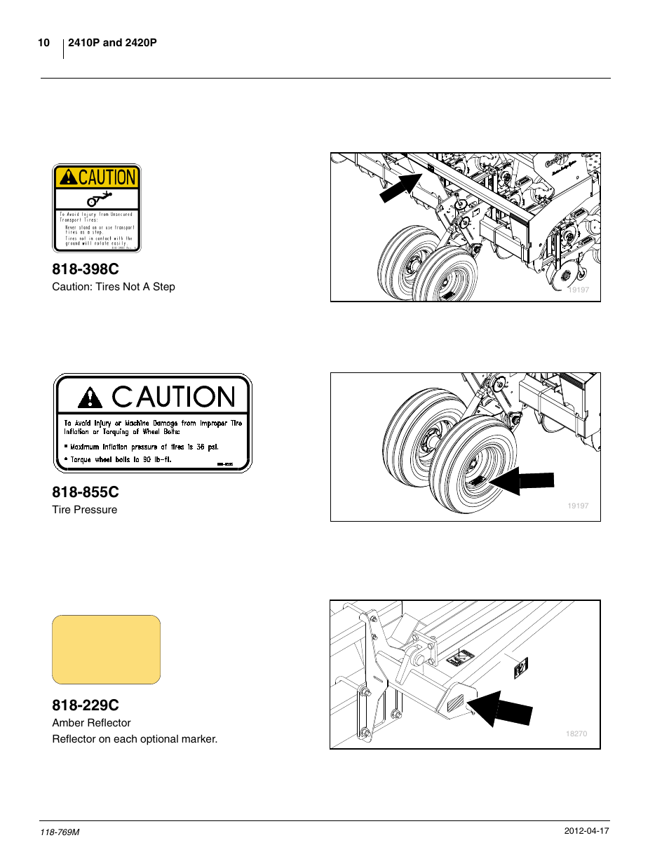 855c, 229c, 398c | Great Plains 2420P Operator Manual User Manual | Page 12 / 96
