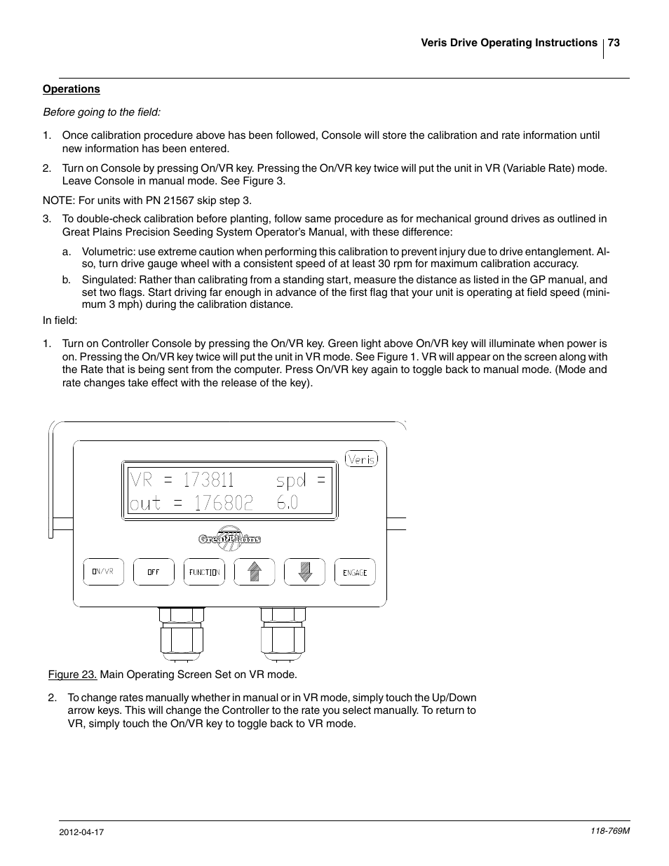 Great Plains 2420P Operator Manual User Manual | Page 75 / 96