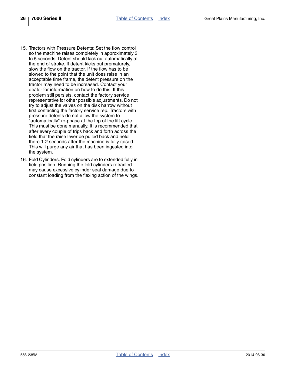 Great Plains 7336 DH Operator Manual User Manual | Page 30 / 44