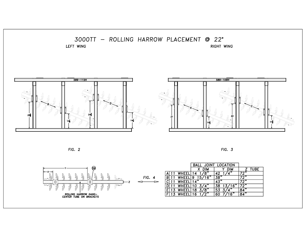 Great Plains 3000TT Rolling Harrow Only Assembly Instructions User Manual | Page 3 / 5