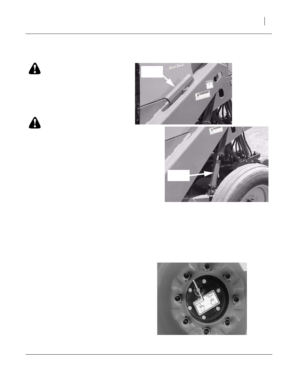 Warning, Caution, Transporting | Great Plains 1006NT Operator Manual User Manual | Page 23 / 53
