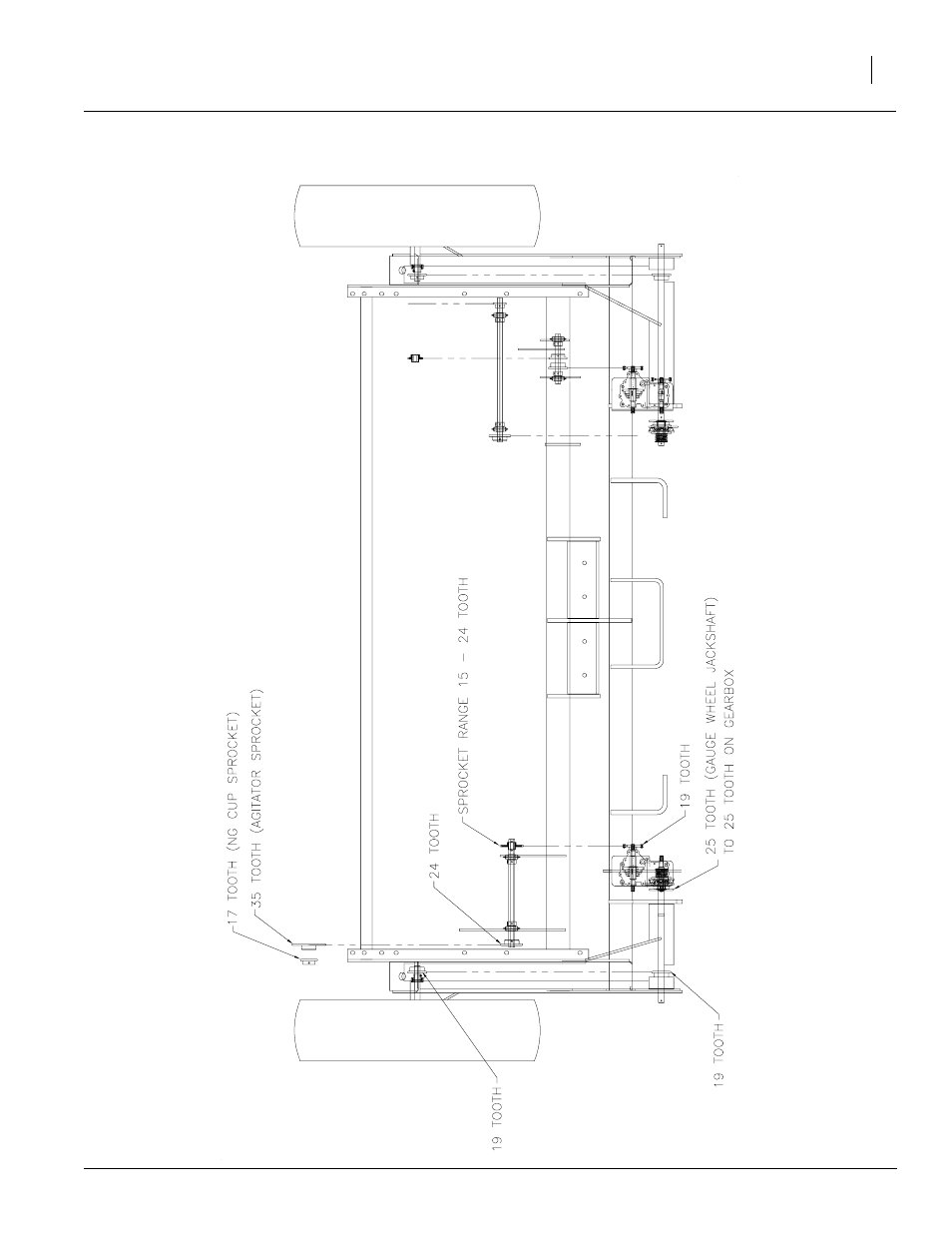 Native grass sprocket configuration | Great Plains 1006NT Operator Manual User Manual | Page 49 / 53