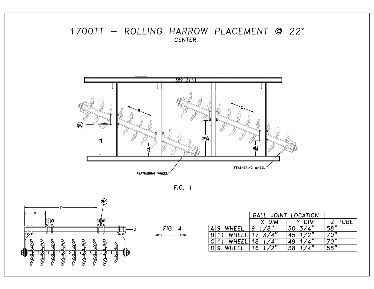 Great Plains 1700TT Rolling Harrow & Reel Assembly Instructions User Manual | Page 2 / 9