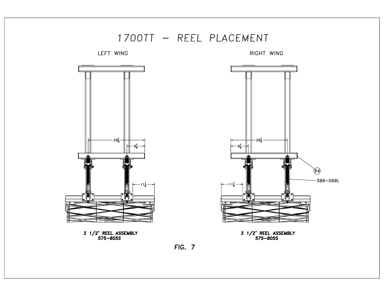 Great Plains 1700TT Rolling Harrow & Reel Assembly Instructions User Manual | Page 5 / 9