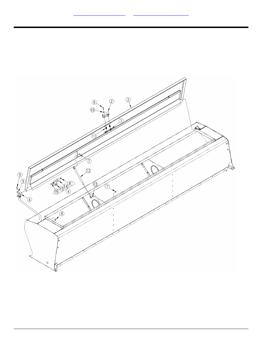 Lid to box, Table of contents part number index lid to box | Great Plains 2525P Parts Manual User Manual | Page 10 / 122