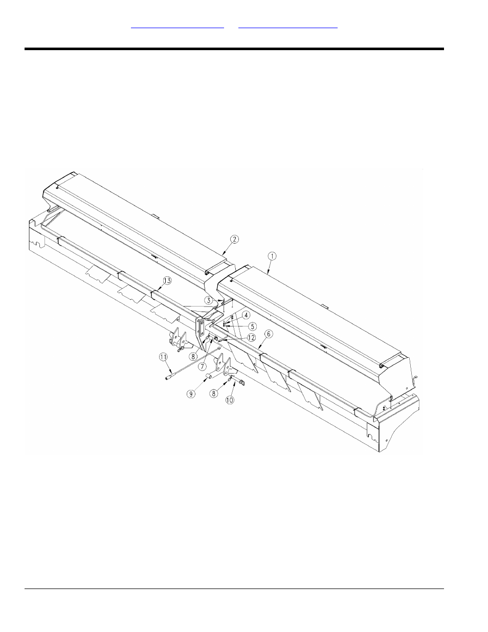 Box assembly, Box to frame, Selected models | Table of contents part number index box to frame | Great Plains 2525P Parts Manual User Manual | Page 6 / 122