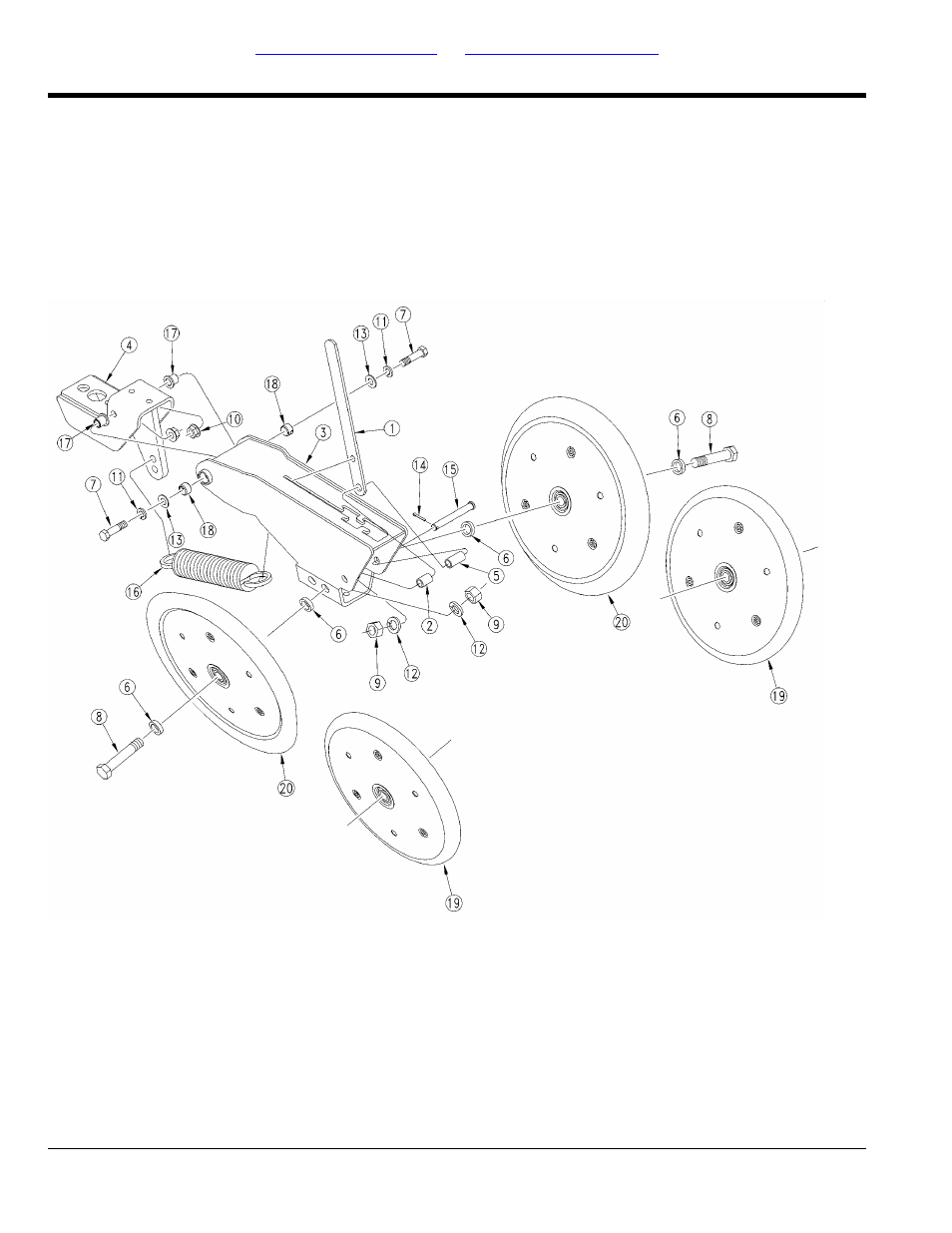 Press wheels, 25 series press wheel assembly lh short | Great Plains 2525P Parts Manual User Manual | Page 72 / 122