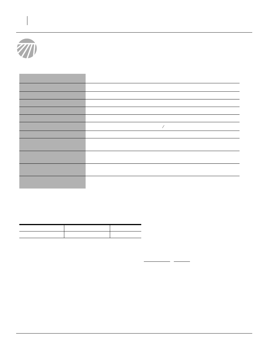 Appendix, Specifications and capacities, Tire inflation chart | Specifications and capacities tire inflation chart | Great Plains PFC2000 Operator Manual User Manual | Page 48 / 56