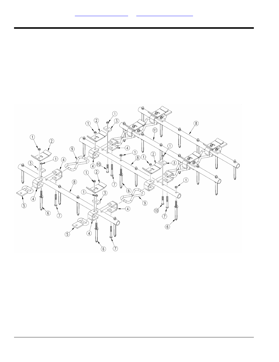 4 1/2 ft drag assembly (564-038k) | Great Plains FH6800HD Parts Manual User Manual | Page 36 / 68