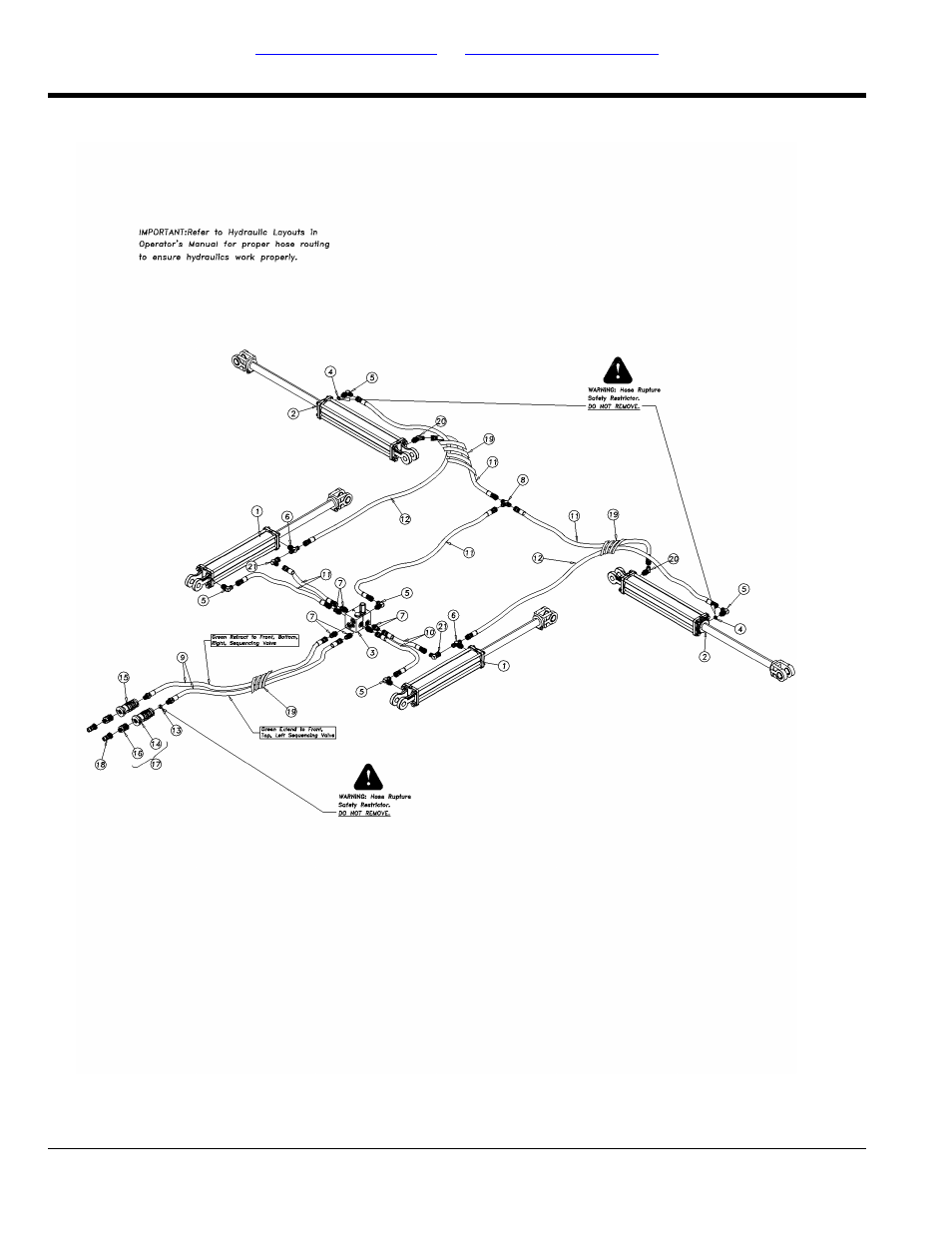 Hydraulics, 600 series implement hydraulics (s/n, Gp-c1504b+) | Great Plains FH6800HD Parts Manual User Manual | Page 44 / 68