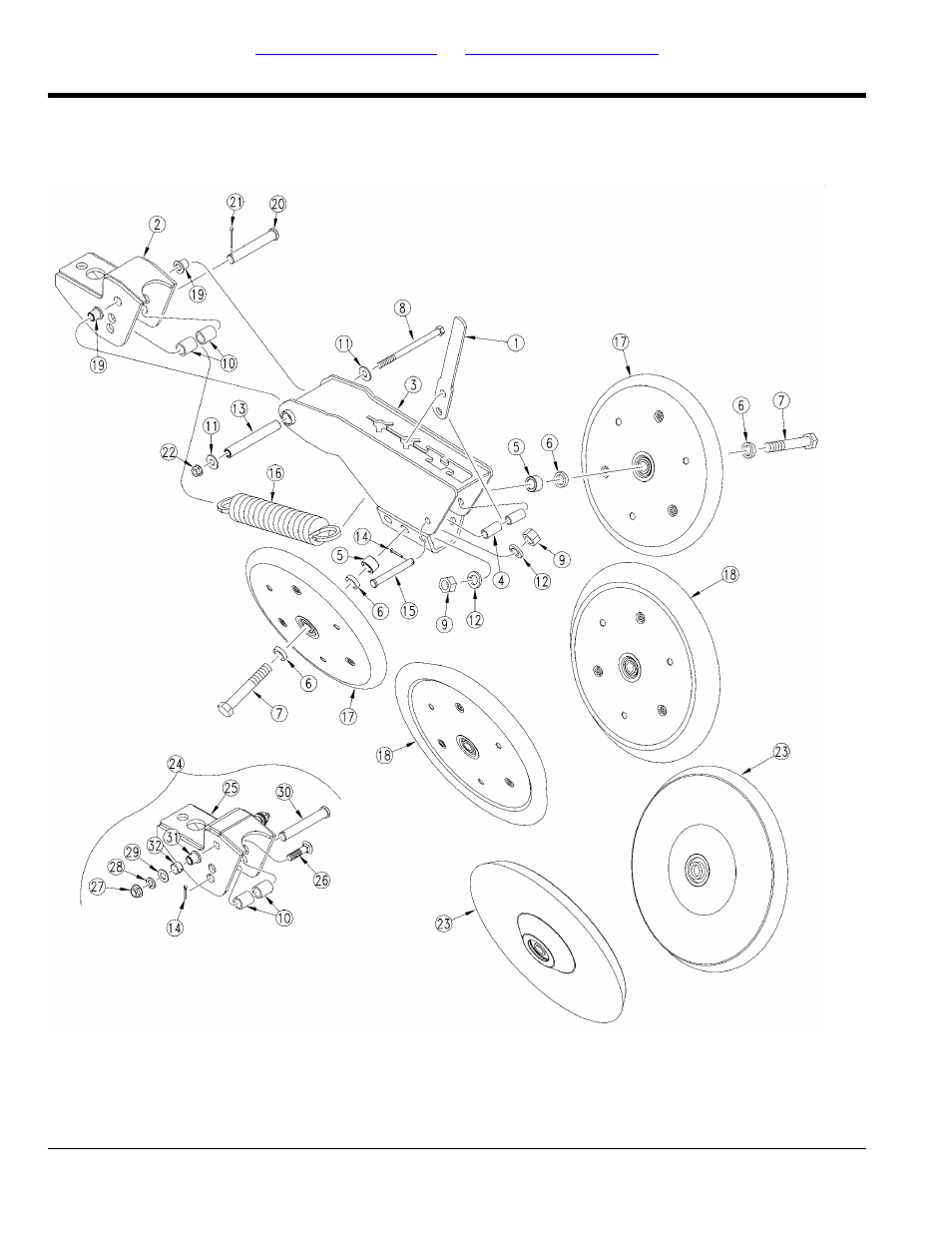 Press wheels, Press wheel assembly (s/n b1027j-) | Great Plains 3PYPA Parts Manual User Manual | Page 114 / 234