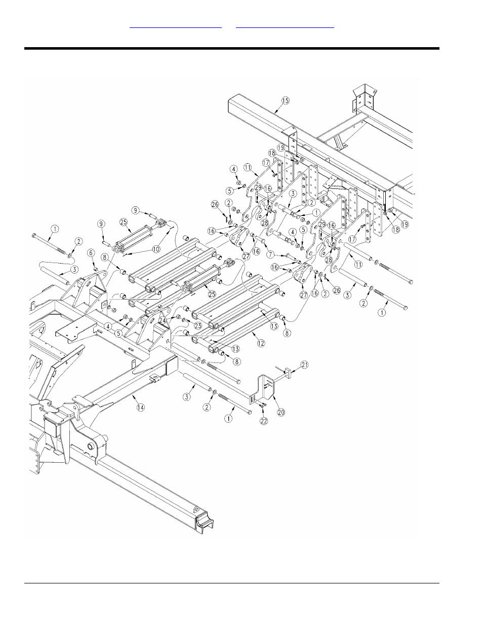 Mainframe to rear frame | Great Plains 3PYPA Parts Manual User Manual | Page 18 / 234