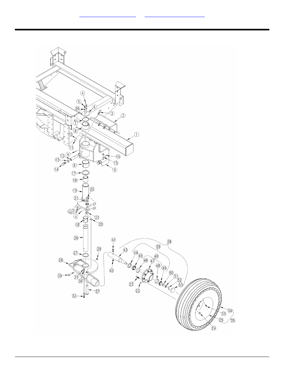 Transport casters and wheels (s/n b1027j+) | Great Plains 3PYPA Parts Manual User Manual | Page 50 / 234