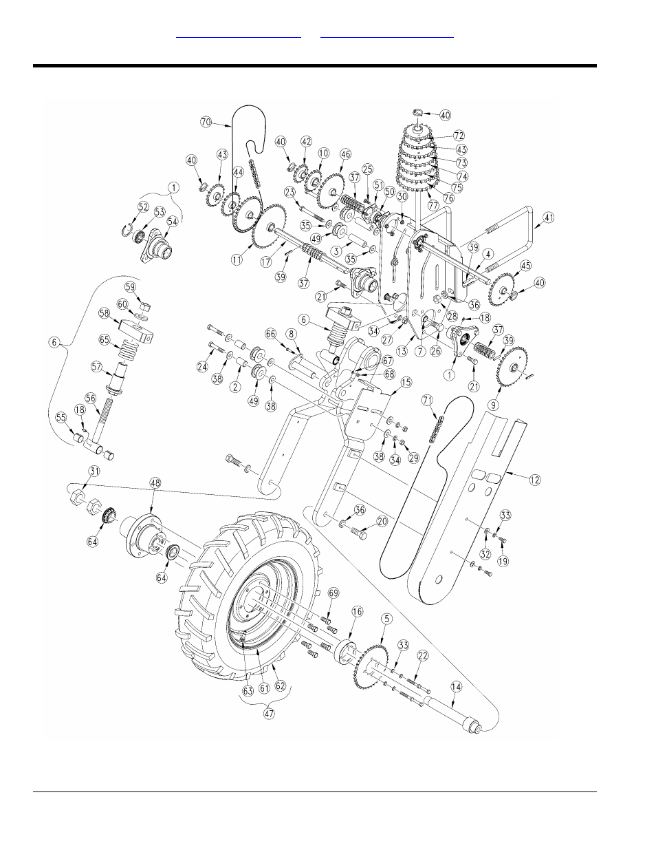 Contact drive gauge wheel | Great Plains 3PYPA Parts Manual User Manual | Page 56 / 234