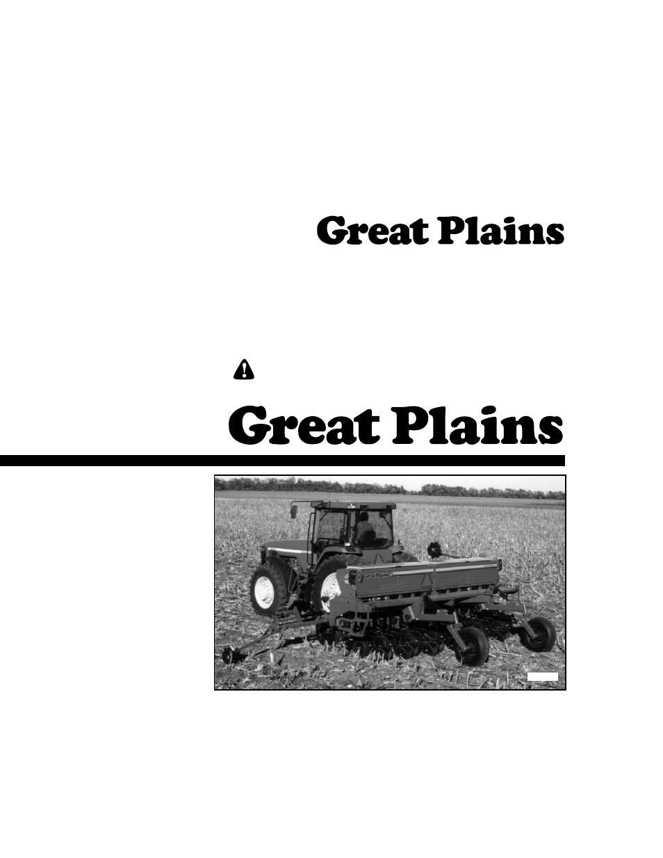 Great Plains 2515 Operator Manual User Manual | 38 pages