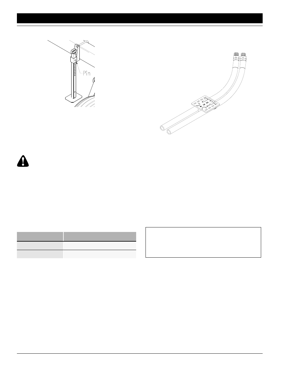 Hydraulic hookup, Lift assist, Warning | Great Plains 2515 Operator Manual User Manual | Page 12 / 38