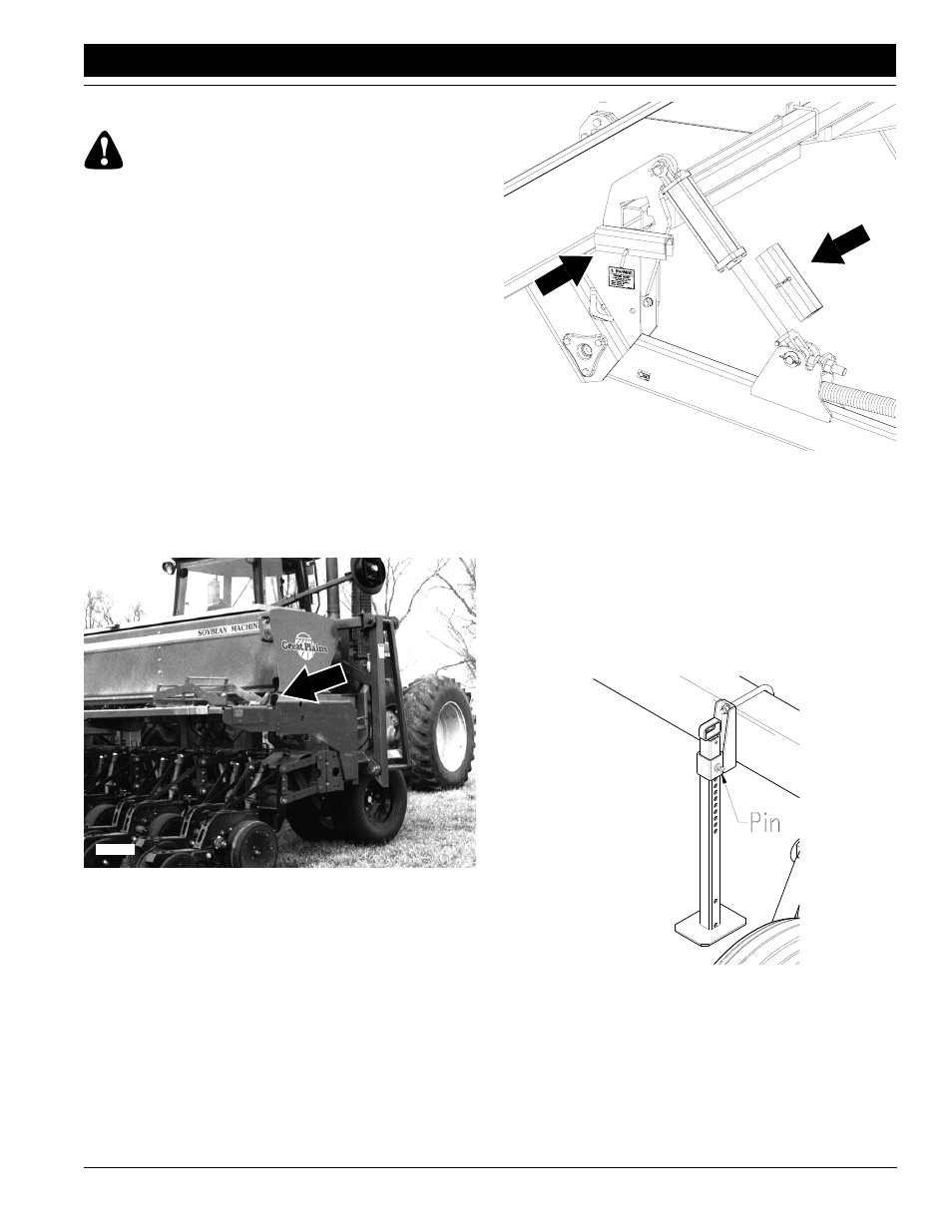 Transporting, Parking, Warning | Great Plains 2515 Operator Manual User Manual | Page 15 / 38