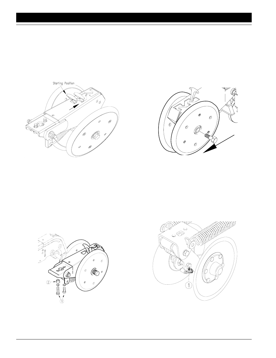 1 x 12 closing wheel option closing disk option | Great Plains 2515 Operator Manual User Manual | Page 18 / 38