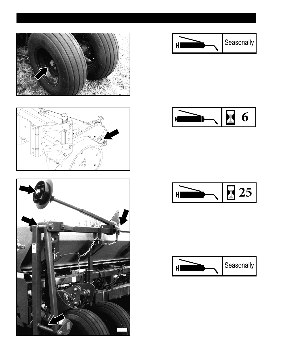 Seasonally | Great Plains 2515 Operator Manual User Manual | Page 30 / 38