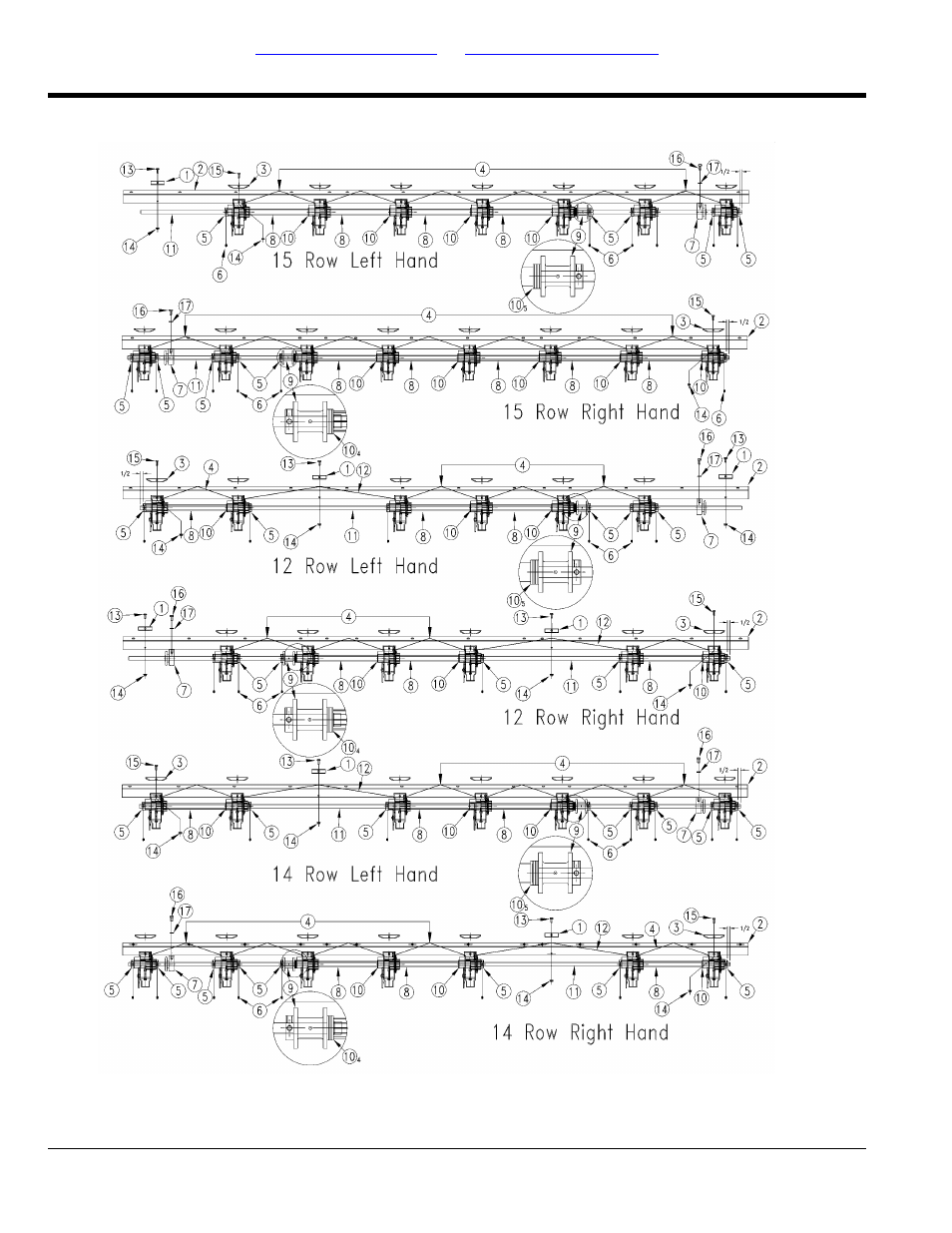 Feeder cup spacing | Great Plains 2015 Parts Manual User Manual | Page 20 / 82