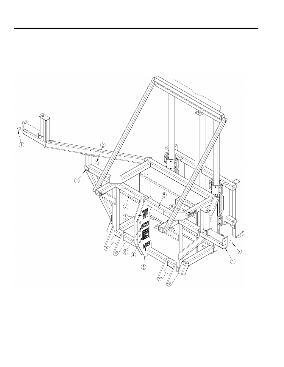 Decals, Frame decals, Table of contents part number index frame decals | Great Plains 3P-FF900 Parts Manual User Manual | Page 128 / 150