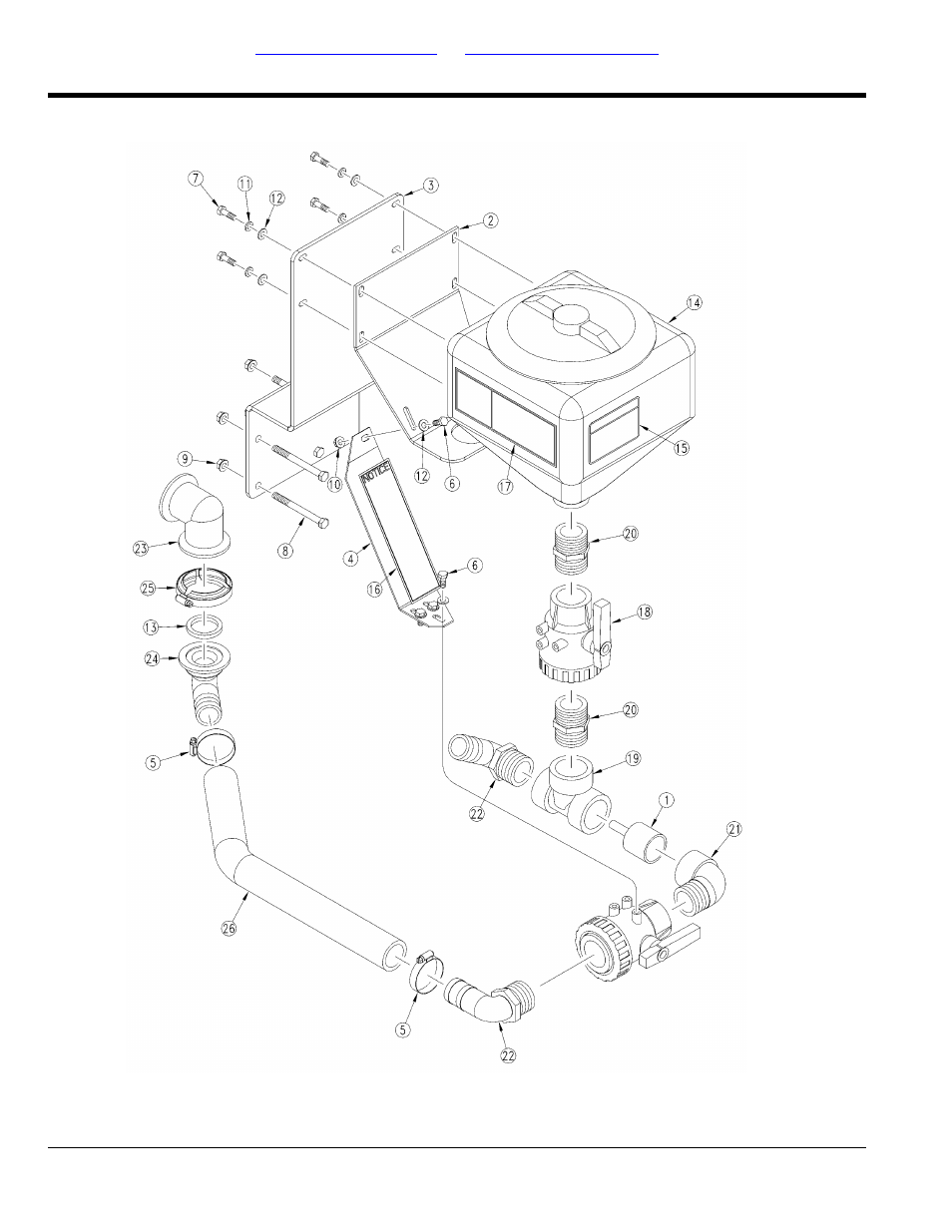 Options, Chemical inductor assembly | Great Plains 3P-FF900 Parts Manual User Manual | Page 132 / 150