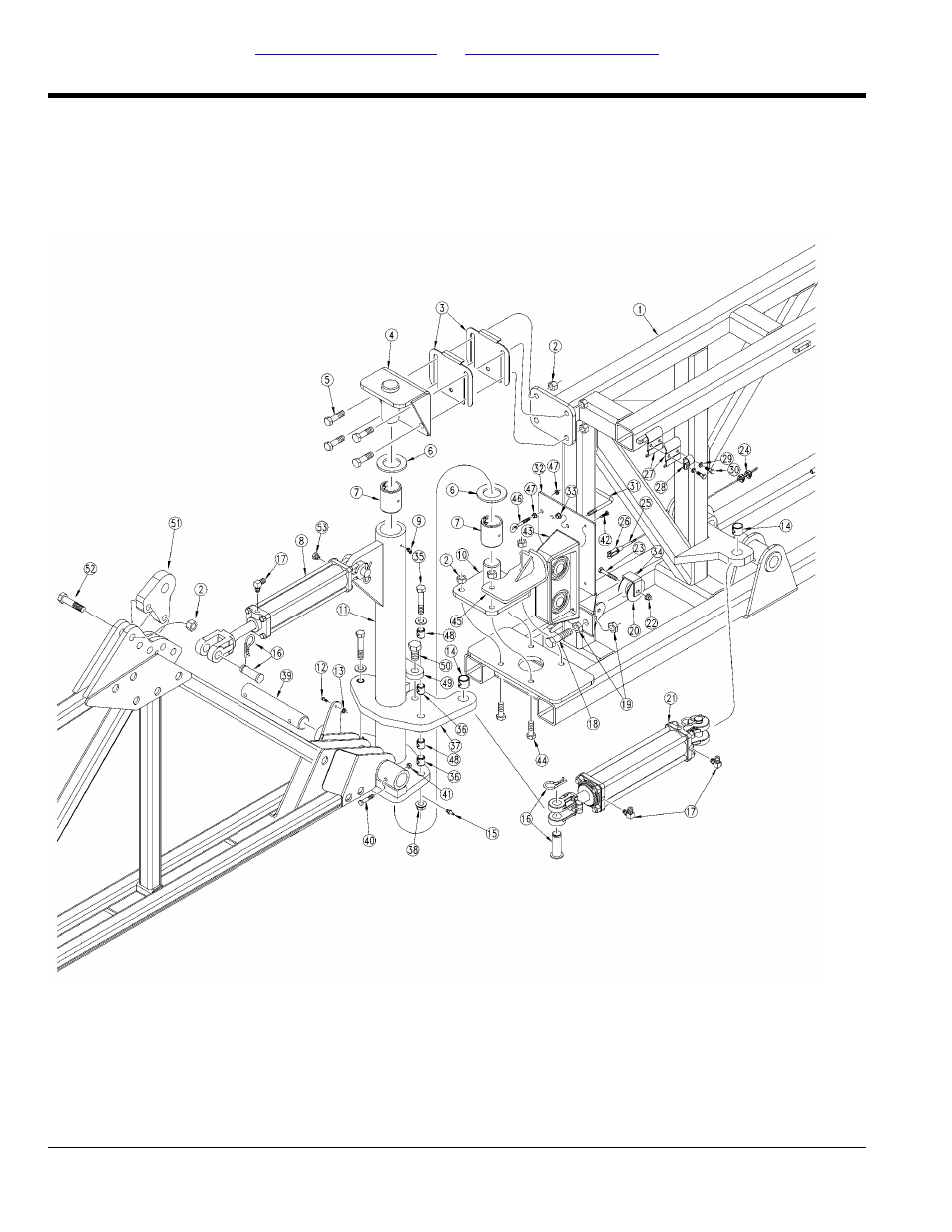 Boom, Boom to center frame | Great Plains 3P-FF900 Parts Manual User Manual | Page 14 / 150