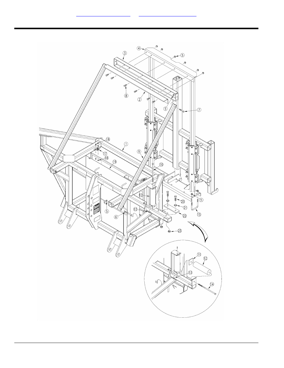 Frame, Frame to elevator, Selected models | Great Plains 3P-FF900 Parts Manual User Manual | Page 6 / 150