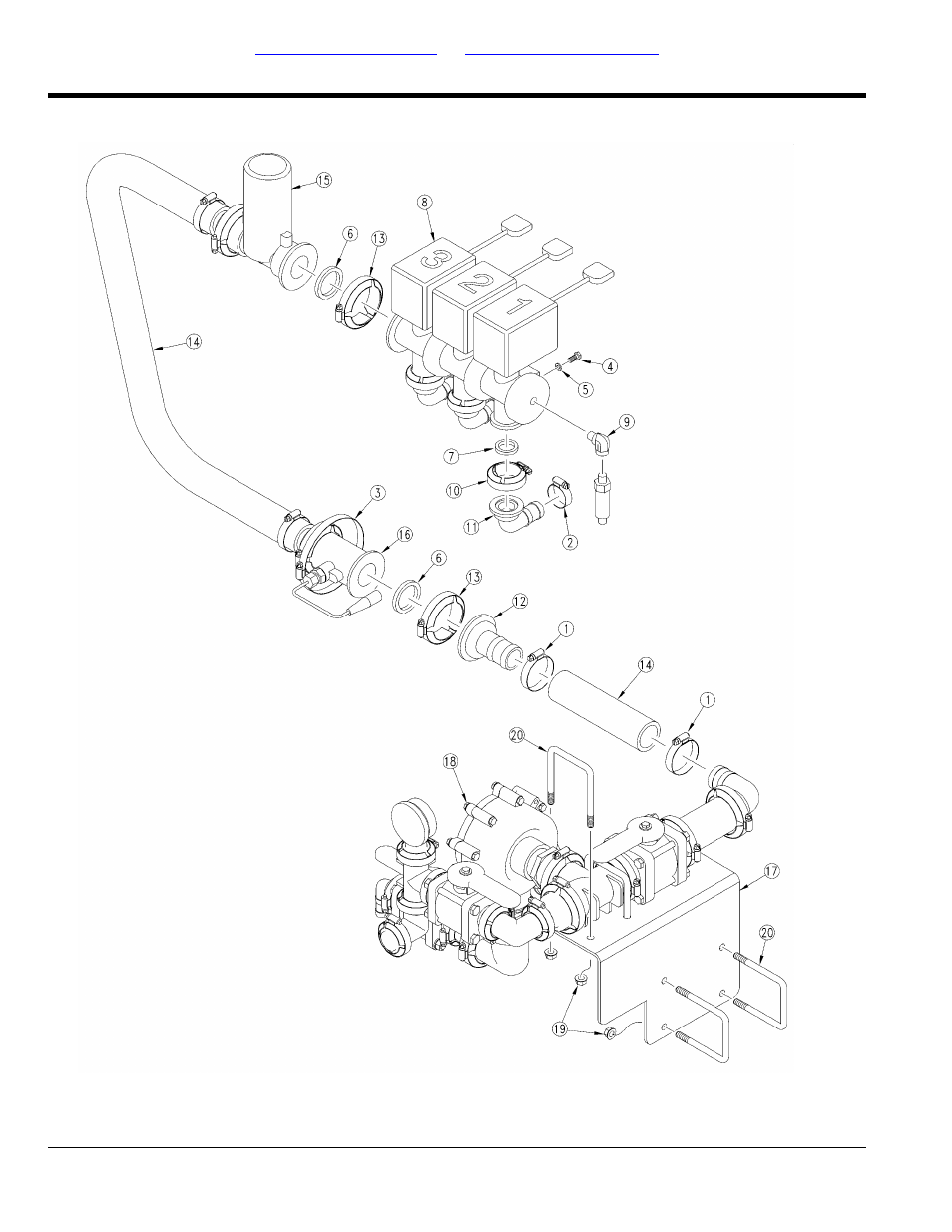 Plumblig, Control plumbing (60 ft) | Great Plains 3P-FF900 Parts Manual User Manual | Page 86 / 150