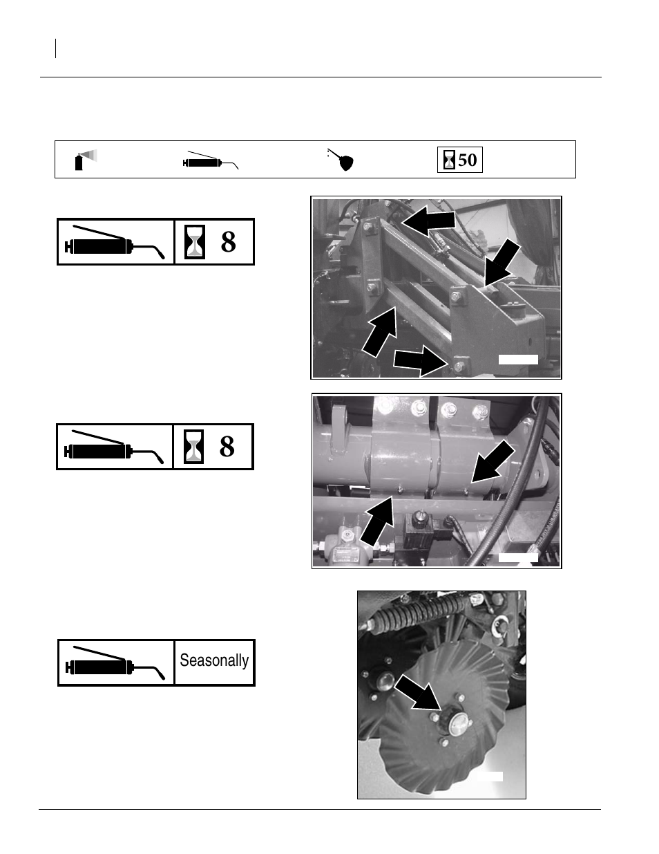 Lubrication, Seasonally | Great Plains YP1625 Operator Manual User Manual | Page 66 / 103