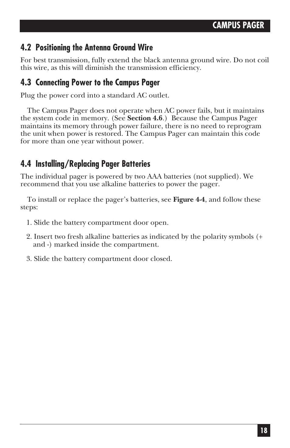 Black Box FX802A User Manual | Page 16 / 25