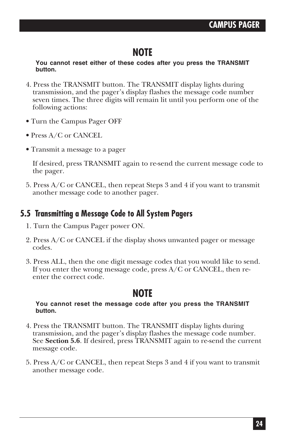 Black Box FX802A User Manual | Page 22 / 25