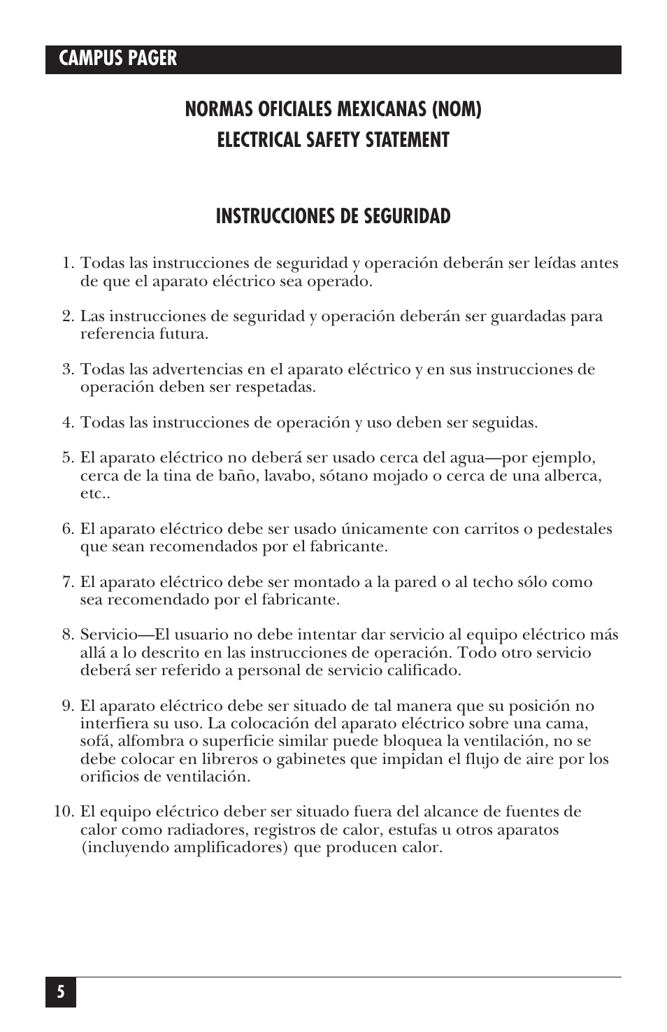Black Box FX802A User Manual | Page 3 / 25