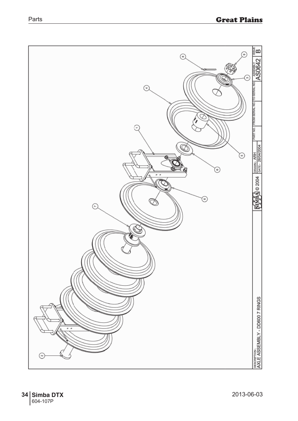 Great Plains DTX350 Parts Manual User Manual | Page 34 / 52