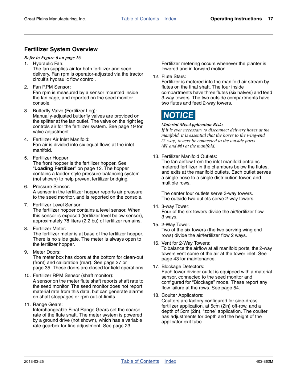 Fertilizer system overview | Great Plains YP40F Operator Manual User Manual | Page 21 / 76