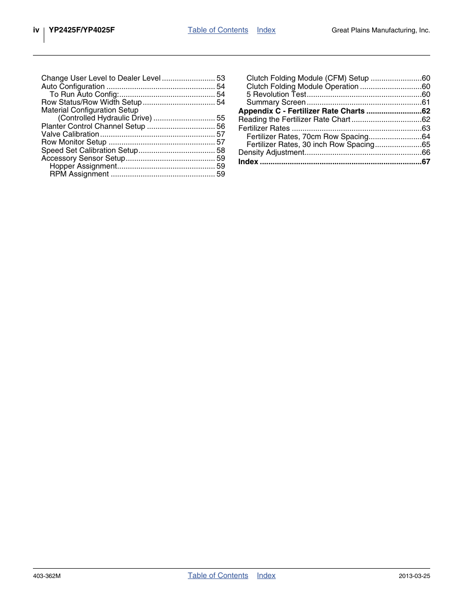 Great Plains YP40F Operator Manual User Manual | Page 4 / 76