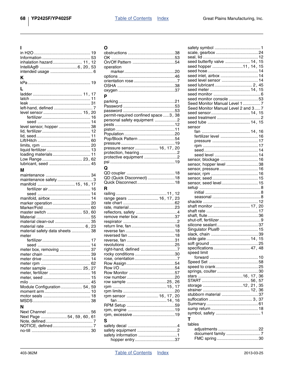 Great Plains YP40F Operator Manual User Manual | Page 72 / 76