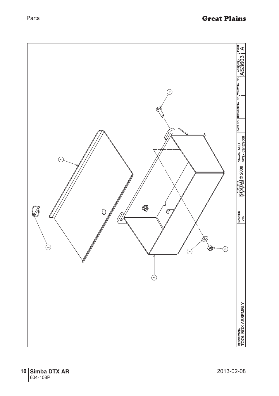 Great Plains Simba DTX AR Parts Manual User Manual | Page 10 / 32