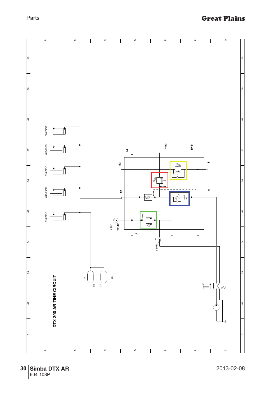 30 simba dtx ar, 108p, Dt x 3 00 a r t in e circuit | Great Plains Simba DTX AR Parts Manual User Manual | Page 30 / 32