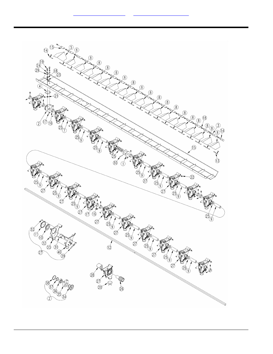 25 ft feeder cup channel (lh 7") | Great Plains 2510HDF Parts Manual User Manual | Page 112 / 164