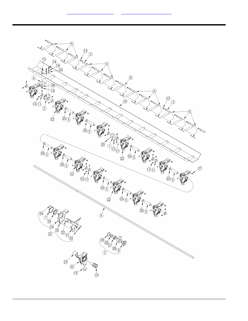 25 ft feeder cup channel (lh 10") | Great Plains 2510HDF Parts Manual User Manual | Page 116 / 164