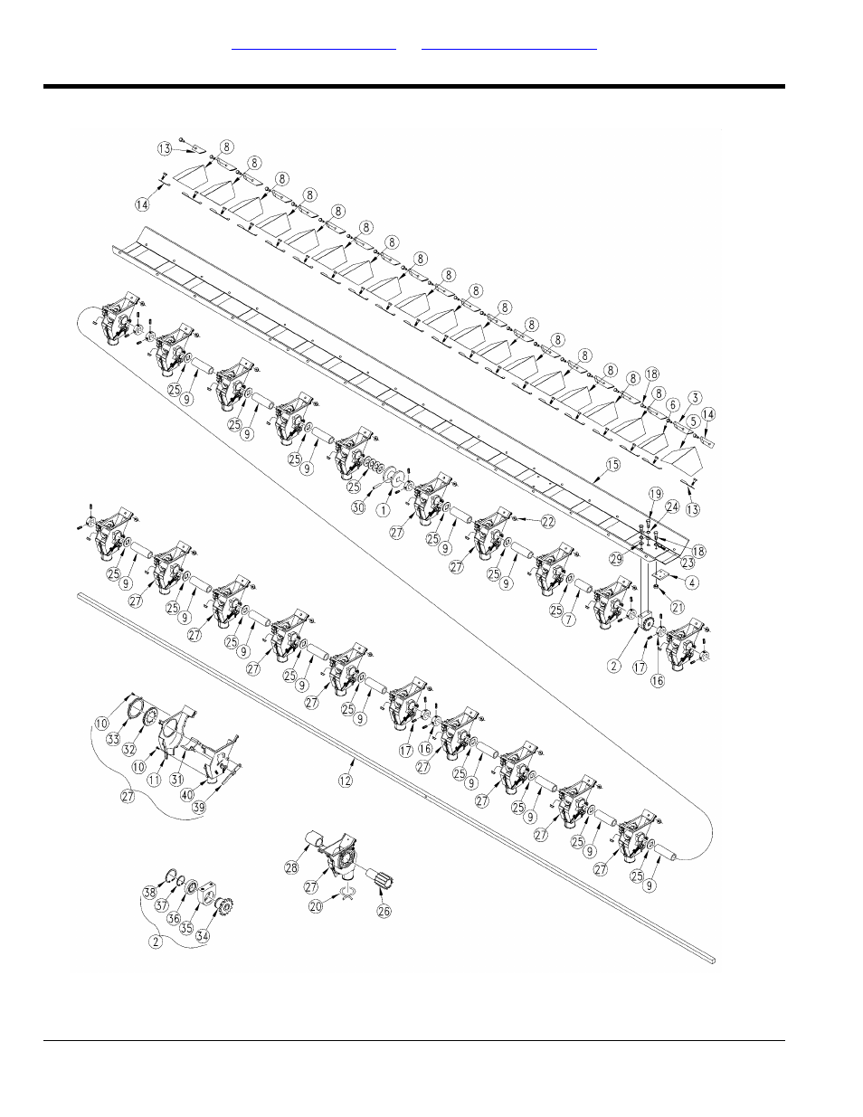 25 ft feeder cup channel (rh 7") | Great Plains 2510HDF Parts Manual User Manual | Page 118 / 164