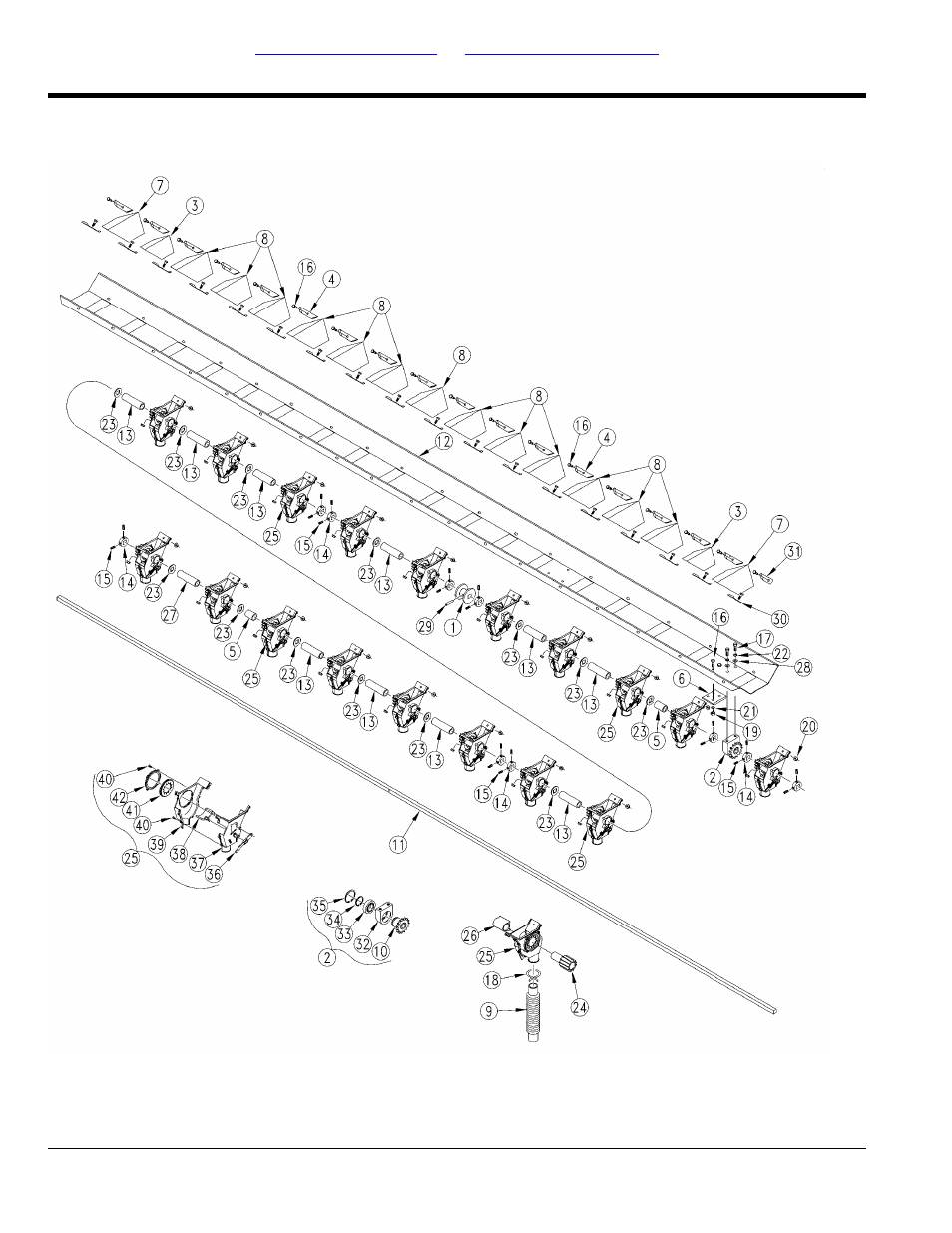 25ft feeder cup channel (rh 8") | Great Plains 2510HDF Parts Manual User Manual | Page 120 / 164